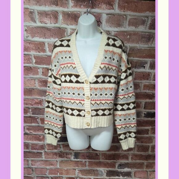 Women's AMERICAN EAGLE Button Down Cardigan Sweater Small - Picture 1 of 7